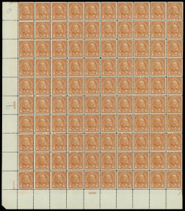 Sale 914, Lot 2586, Sheets and Large Multiples