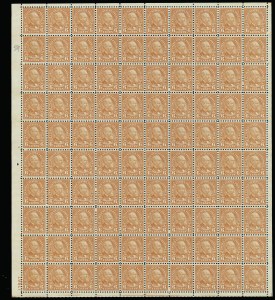 Sale 914, Lot 2593, Sheets and Large Multiples, 6c Red Orange, Perf 10 (587) Sale 914, Lot 2593, Sheets and Large Multiples