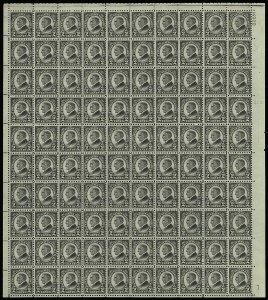 Sale 914, Lot 2594, Sheets and Large Multiples