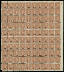 Sale 914, Lot 2606, Sheets and Large Multiples