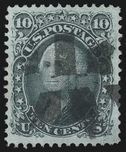 Sale 914, Lot 517, 1867-68 Grilled Issue