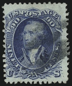 Sale 914, Lot 537, 1867-68 Grilled Issue