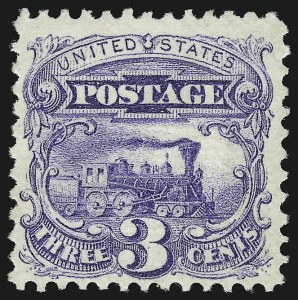 Sale 914, Lot 576, 1869 Pictorial Issue, 3c Ultramarine (114) Sale 914, Lot 576, 1869 Pictorial Issue