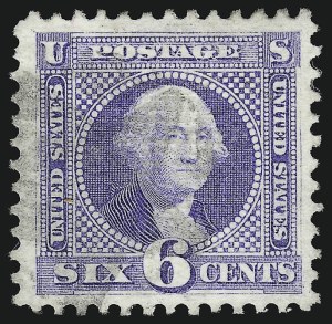 Sale 914, Lot 580, 1869 Pictorial Issue, 6c Ultramarine (115) Sale 914, Lot 580, 1869 Pictorial Issue
