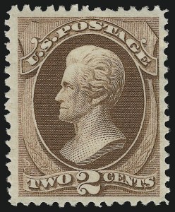 Sale 914, Lot 686, 1870-88 Bank Note Issues (National, Scott 145 thru 155), 2c Red Brown (146) Sale 914, Lot 686, 1870-88 Bank Note Issues (National, Scott 145 thru 155)