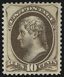 Sale 914, Lot 740, 1870-88 Bank Note Issues (Scott 156 thru 166)