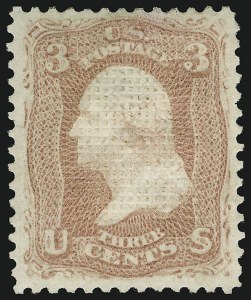 Sale 918, Lot 44, 1867-68 Grilled Issue