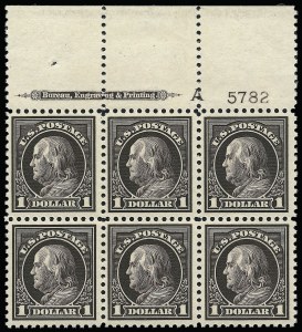 Sale 920, Lot 238, Washington-Franklin Issues (continued)