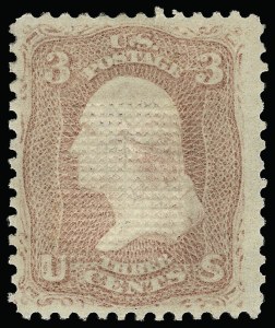 Sale 920, Lot 84, 1867-68 Grilled Issue