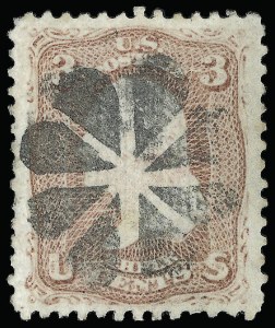 Sale 920, Lot 85, 1867-68 Grilled Issue