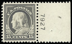 Sale 921, Lot 703, Washington-Franklin Issues (continued)