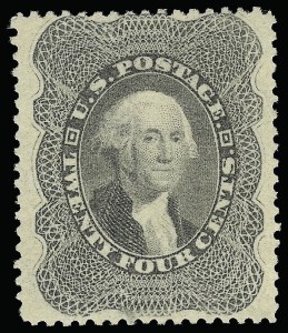 Sale 923, Lot 2123, 1857-60 Issue, 24c Gray Lilac (37) Sale 923, Lot 2123, 1857-60 Issue