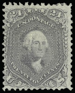 Sale 923, Lot 2254, 1867-68 Grilled Issue, 24c Gray Lilac, F. Grill (99) Sale 923, Lot 2254, 1867-68 Grilled Issue