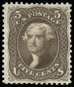 Sale 923, Lot 2265, 1875 Re-Issue of 1861-66 Issue