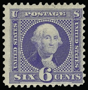 Sale 923, Lot 2308, 1875 Re-Issue of 1869 Pictorial Issue, 6c Blue, Re-Issue (126) Sale 923, Lot 2308, 1875 Re-Issue of 1869 Pictorial Issue