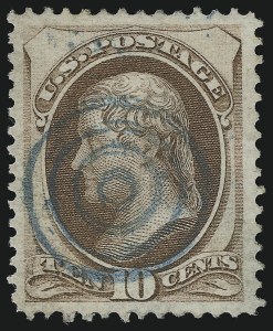 Sale 923, Lot 2332, 1870-88 Bank Note Issues (National Grills, Scott 134 thru 144)