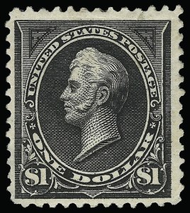 Sale 923, Lot 2559, 1894-98 Bureau Issues (Scott 264 thru 284), $1.00 Black, Ty. II (276A) Sale 923, Lot 2559, 1894-98 Bureau Issues (Scott 264 thru 284)