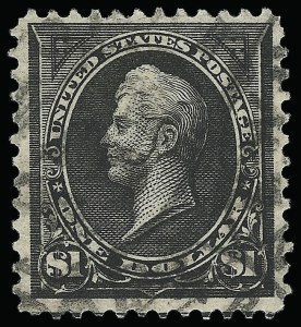 Sale 923, Lot 2560, 1894-98 Bureau Issues (Scott 264 thru 284), $1.00 Black, Ty. II (276A) Sale 923, Lot 2560, 1894-98 Bureau Issues (Scott 264 thru 284)