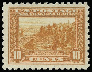 Sale 923, Lot 2817, 1913-15 Panama-Pacific Issue (Scott 397 thru 404), 10c Panama-Pacific, Perf 10 (404) Sale 923, Lot 2817, 1913-15 Panama-Pacific Issue (Scott 397 thru 404)