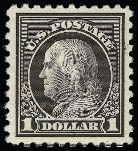 Sale 923, Lot 2925, 1912-23 Issues (Scott 462 to 480), $1.00 Violet Black (478) Sale 923, Lot 2925, 1912-23 Issues (Scott 462 to 480)