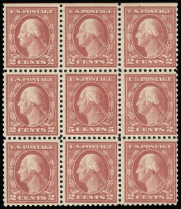 Sale 923, Lot 2942, 1912-23 Issues (Scott 490 to 519), 5c Rose, Error (505) Sale 923, Lot 2942, 1912-23 Issues (Scott 490 to 519)