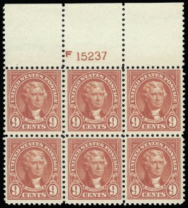 Sale 923, Lot 2990, 1922-29 and Later Issues (Scott 548 to 599A)
