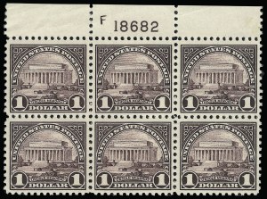 Sale 923, Lot 3003, 1922-29 and Later Issues (Scott 548 to 599A)