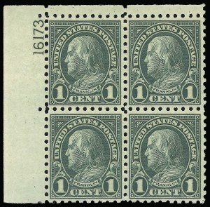 Sale 923, Lot 3017, 1922-29 and Later Issues (Scott 548 to 599A)