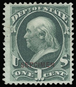 Sale 923, Lot 3248, Official Specimens