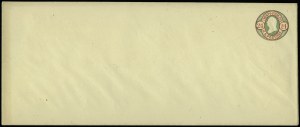 Sale 923, Lot 3338, Postal Stationery, 24c Red & Green on Buff (U44) Sale 923, Lot 3338, Postal Stationery