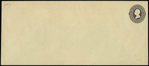 Sale 923, Lot 3353, Postal Stationery, 12c Plum on Cream (U197) Sale 923, Lot 3353, Postal Stationery