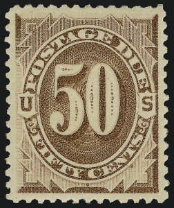 Sale Number 924, Lot Number 122, 1879 American Bank Note Co. Postage Due Issue Sale Number 924, Lot Number 122, 1879 American Bank Note Co. Postage Due Issue