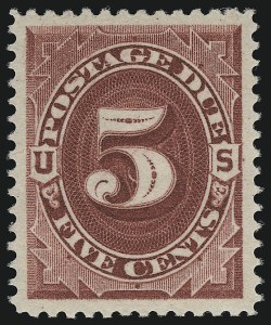 Sale 924, Lot 133, 1891 American Bank Note Co. Postage Due Issue