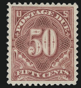 Sale 924, Lot 151, 1894 Unwatermarked Bureau Postage Due Issue