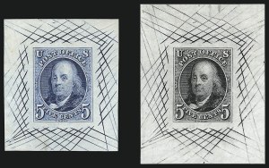 Sale 930, Lot 1011, Essays, Proofs and Specimens: Postmasters` Provisionals thru 1847 Issue