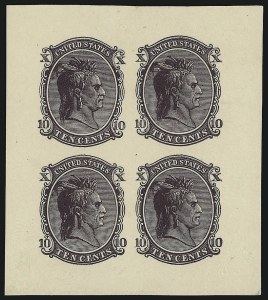 Sale 930, Lot 1091, Essays, Proofs and Specimens: 1861-68 Issues
