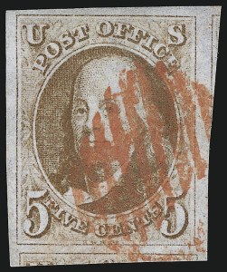 Sale 930, Lot 1283, 1847 Issue (Scott 1-2)