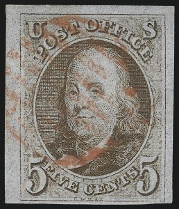 Sale 930, Lot 1297, 1847 Issue (Scott 1-2)