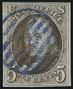 Sale 930, Lot 1315, 1847 Issue (Scott 1-2)