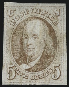 Sale 930, Lot 1319, 1847 Issue (Scott 1-2)