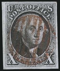 Sale 930, Lot 1349, 1847 Issue (Scott 1-2)