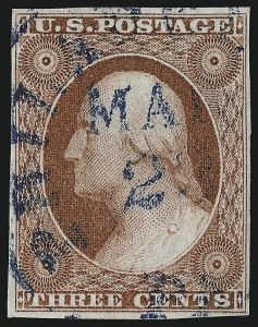 Sale 930, Lot 1401, 1851-56 Issue (Scott 5-17)