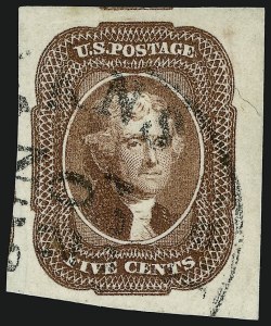 Sale 930, Lot 1420, 1851-56 Issue (Scott 5-17)
