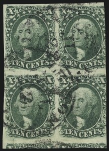 Sale 930, Lot 1455, 1851-56 Issue (Scott 5-17)