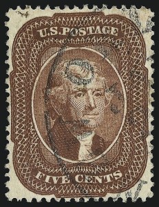 Sale 930, Lot 1543, 1857-60 Issue (Scott 18-39)