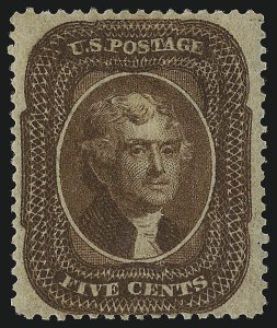 Sale 930, Lot 1558, 1857-60 Issue (Scott 18-39)