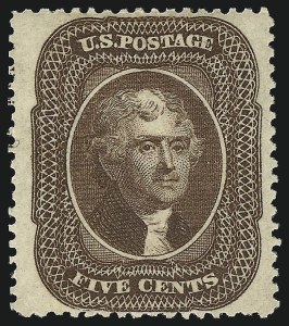 Sale Number 930, Lot Number 1563, 1857-60 Issue (Scott 18-39) Sale Number 930, Lot Number 1563, 1857-60 Issue (Scott 18-39)