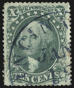 Sale 930, Lot 1594, 1857-60 Issue (Scott 18-39)