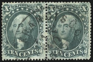 Sale 930, Lot 1598, 1857-60 Issue (Scott 18-39)