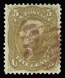 Sale 930, Lot 1694, 1861-66 Issue (Scott 56-78)